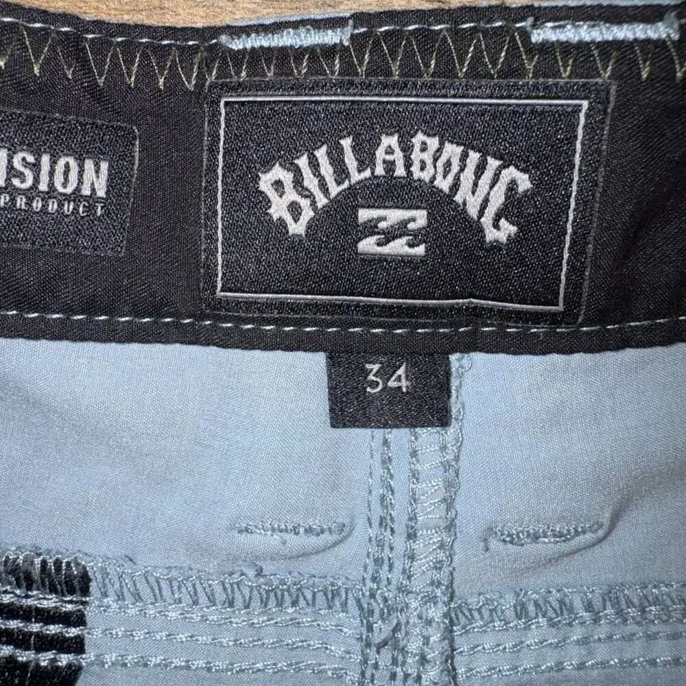 Billabong Adventure Division Men’s Boardshorts Size 34 Light Blue Beach Swimwear